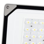 Lampadaire LED module blanc avec matrice de LED et vis métalliques visibles