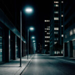 Lampadaire LED 60W Harlem LUMILEDS 135lm/W Gris