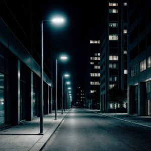 Lampadaire LED 60W Harlem LUMILEDS 135lm/W Gris