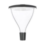Lampadaire LED 60W LumiStyle LUMILEDS PHILIPS Xitanium Dimmable 1-10V Blanc neutre Asymétrique 140ºx60º 4000K