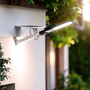 Lampadaire LED Solaire 1800 lm 120 lm/W Serbal avec Capteur Crépusculaire Blanc neutre 4000K