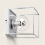 Lampe Murale Extérieure Métal et Verre Tabuk