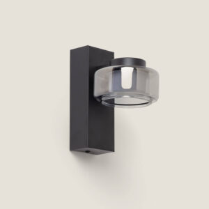 Lampe Murale LED 4W Salle de Bain Métal et Verre Zisna