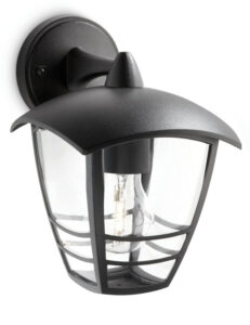 Lampe Murale vers le Bas PHILIPS Creek Noir