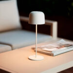 2 W Extérieure Portative Aluminium avec Batterie Rechargeable Wink Blanc