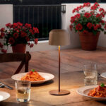 2 W Extérieure Portative Aluminium avec Batterie Rechargeable Wink Rouille