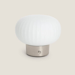 Lampe à Poser LED Métal Portable Extérieur avec Batterie USB Rechargeable Aluzna