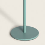 Lampe à poser base ronde finition mate vert céladon tige fine