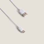 Câble USB-A vers USB-C blanc