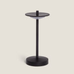 Lampe à Poser LED Portable Extérieure Métal avec Batterie Rechargeable Estepona Noir