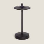 Lampe à Poser LED Portable Extérieure Métal avec Batterie Rechargeable Milevani Noir