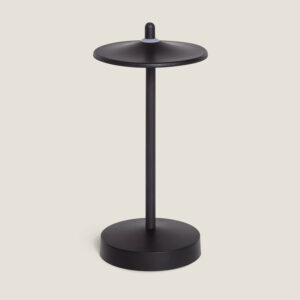 Lampe à Poser LED Portable Extérieure Métal avec Batterie Rechargeable Milevani Noir