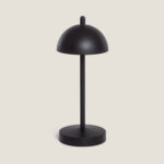 Lampe à Poser LED Portable Extérieure Métal avec Batterie Rechargeable Pirinoa Noir