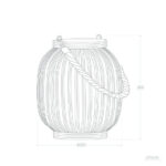 Lampe à Poser LED Portable Rotin Dragonera