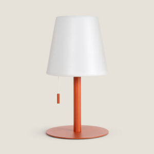 Lampe à Poser LED Portative Aluminium Extérieure 2.6W Epinay avec Batterie Rechargeable Terre cuite