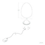 Lampe à Poser LED Portative Extérieure 2.5W Muna RGB avec Batterie Rechargeable