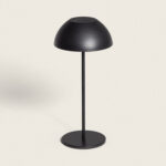 Lampe à Poser Portable LED 2W avec Batterie Rechargeable USB Mugla Noir