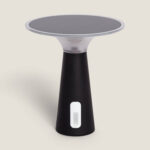 Lampe à Poser Solaire LED 3W Portable avec Batterie USB Rechargeable Soucha Noir