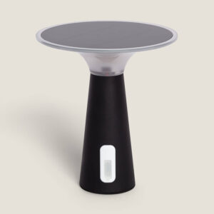 Lampe à Poser Solaire LED 3W Portable avec Batterie USB Rechargeable Soucha Noir