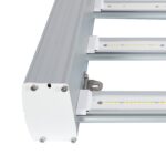 Luminaire LED horticole suspendu en aluminium à barres avec modules LED visibles