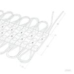 Module LED blanc rectangulaire étanche IP65, lentilles circulaires et fils de connexion pour enseignes 24V