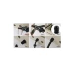 Presse-étoupe nylon noir pour câble, fixation sur panneau, joint étanche