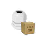 Pack de 10 Presse-Étoupes Nylon IP68 Différentes Tailles PG16