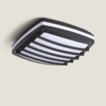 Plafonnier Carré Métal Domia 300x300 mm