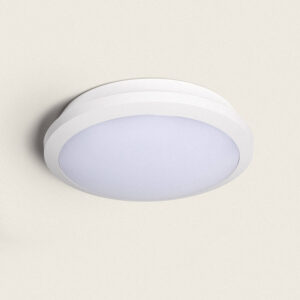 Plafonnier LED Extérieur CCT Sélectionnable 21-30W avec Éclairage de Secours Ø300 mm
