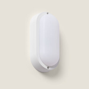 Plafonnier LED Extérieur Ovale 15W Hublot White IP65 85x173 mm Blanc froid 6500K
