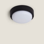 Plafonnier LED Extérieur Rond 15W Hublot Black IP65 Ø140 mm
