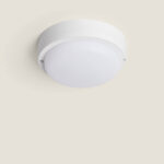 Plafonnier LED Extérieur Rond 15W Hublot White IP65 Ø155 mm Blanc neutre 4000K