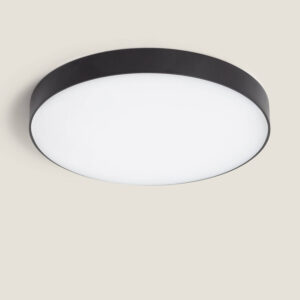 Plafonnier LED Rond 18W Dimmable Ø180 mm Noir