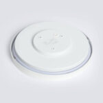 Plafonnier LED rond blanc à montage apparent avec détecteur radar Ø300 mm