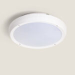 Plafonnier Rond Extérieur Curio IP65 Blanc Ø300 mm