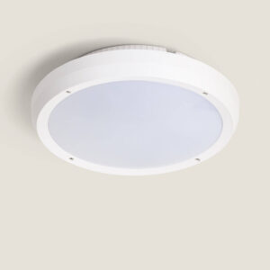 Plafonnier Rond Extérieur Curio IP65 Blanc Ø300 mm