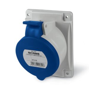 Prise Industrielle sur Tableau 32A IP54 Optima SCAME 2P + TT