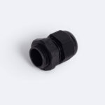 Presse-étoupe en plastique noir fileté pour câble extérieur