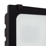 Projecteur LED rectangulaire cadre noir diffuseur dépoli blanc