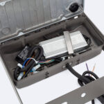 Projecteur LED extérieur ouvert avec driver aluminium et câblage apparent