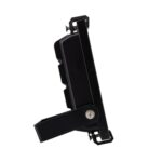 Projecteur LED extérieur noir rectangulaire avec support orientable en métal