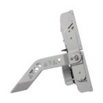 Projecteur LED gris métallique support articulé réglable pour fixation murale