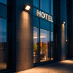 Projecteur LED 150W Dimmable TRIAC 170 lm/W IP65 ELEGANCE Slim PRO Noir Blanc chaud 30º 3000K