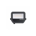 Projecteur LED noir rectangulaire orientable avec diffuseur opalin