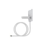 Boîtier de raccordement blanc avec câble pour projecteur LED extérieur
