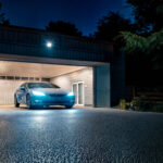 Projecteur LED 20W 120 lm/W IP65 Slim Verre Noir Blanc neutre 4000K