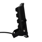 Projecteur LED extérieur noir slim avec support réglable et câble