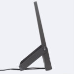 Projecteur LED extérieur gris anthracite en aluminium, boîtier fin à bras réglable