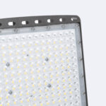 Projecteur LED rectangulaire à matrice d'LED, boîtier métal noir et vitre optique transparente