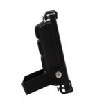 Projecteur LED extérieur noir, boîtier rectangulaire slim, support orientable en métal